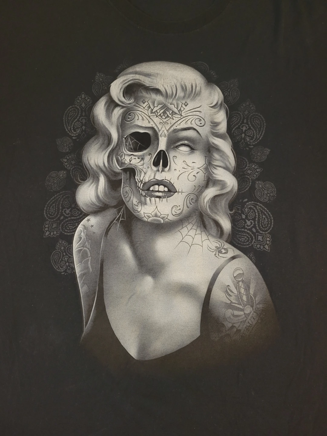 Sugar Skull Marilyn Monroe T-Shirt - photo 2