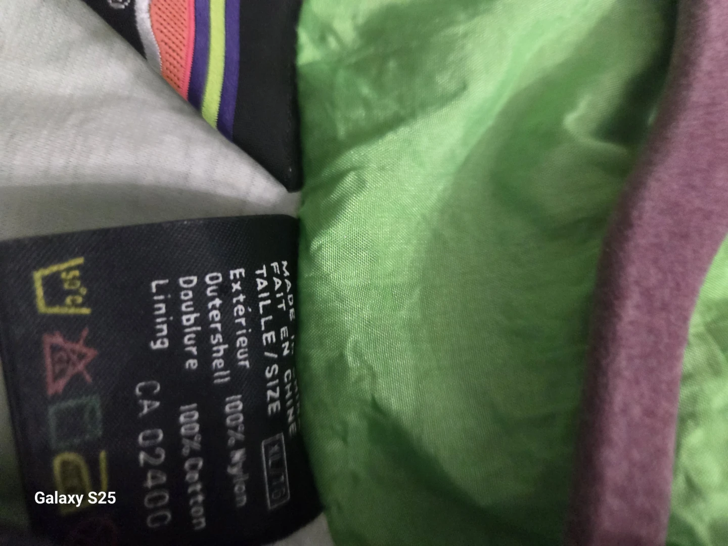 Blue and Green Nylon Pullover Jacket - photo 4