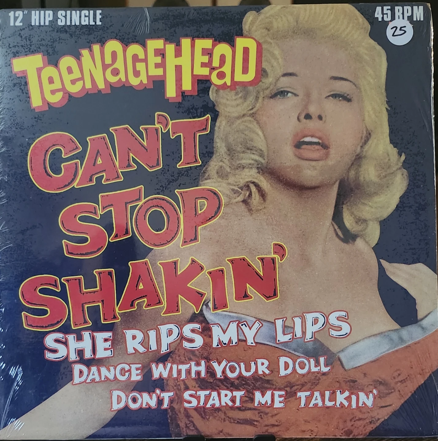 Teenage Head - Can't Stop Shakin' 12" Vinyl Single