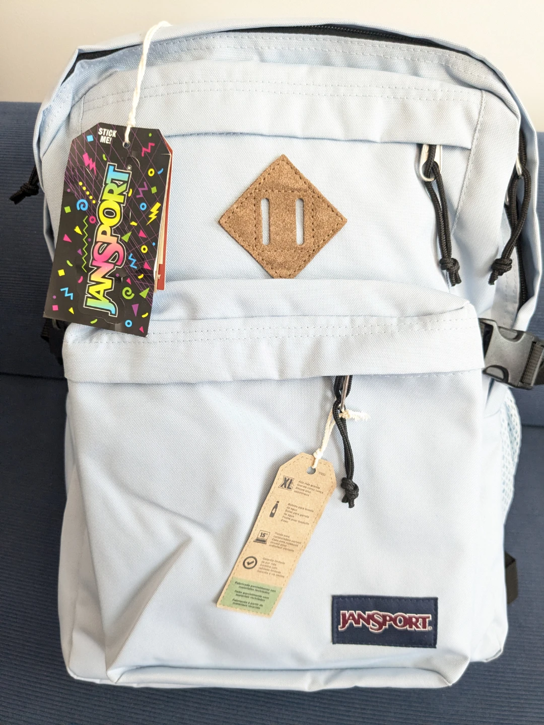 Jansport XL Big Size Unisex Backpack - Sky Blue