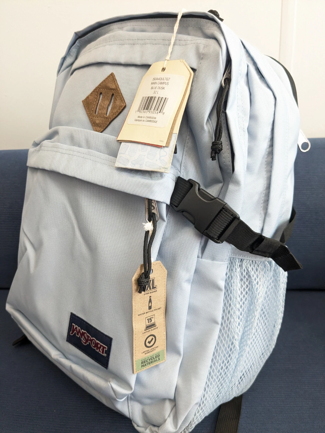 Jansport XL Big Size Unisex Backpack - Sky Blue - photo 3