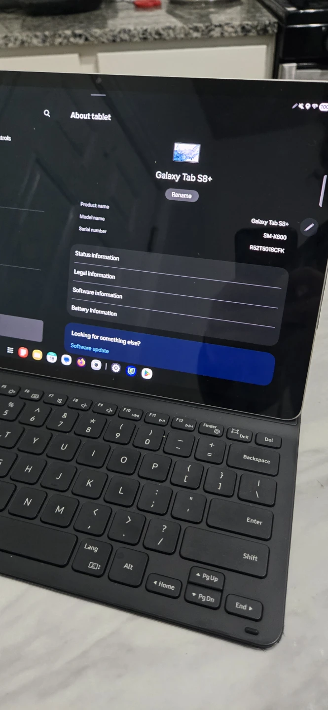 Samsung Galaxy Tab S8+ 128gb + magnetic folio keyboard - photo 2