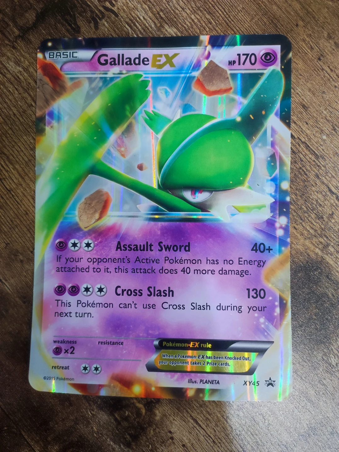 Gallade EX XY45 Pokemon Promo Card