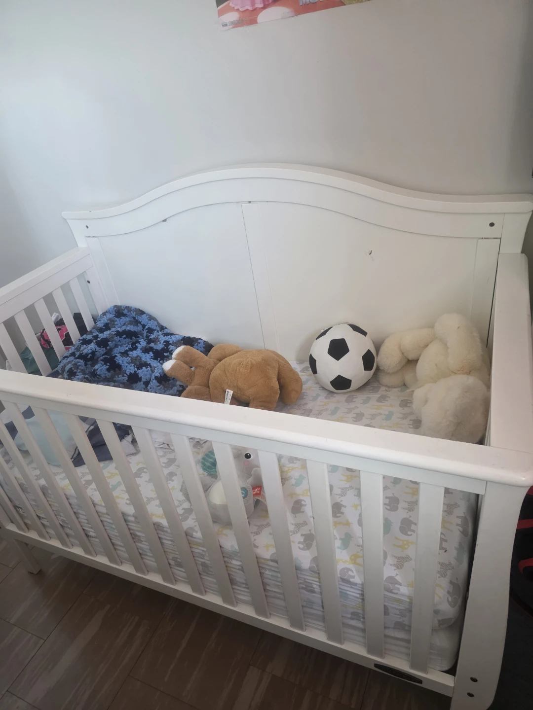White Wooden Baby Crib - photo 5