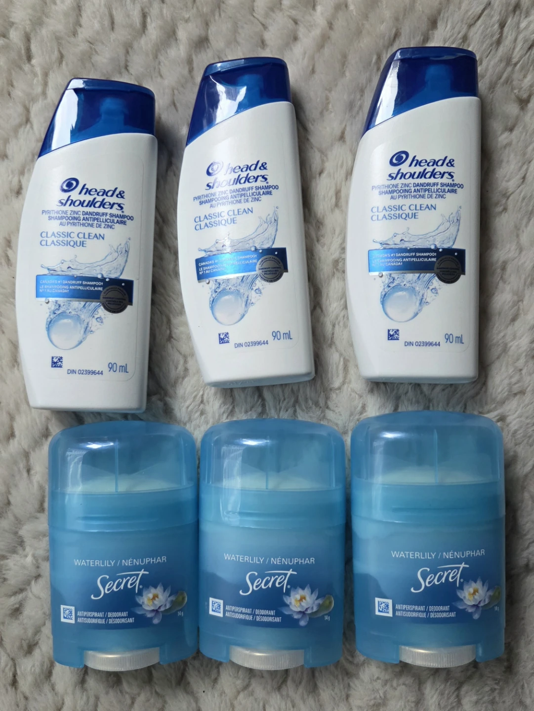 Head & Shoulders Shampoo and Secret Deodorant Bundle