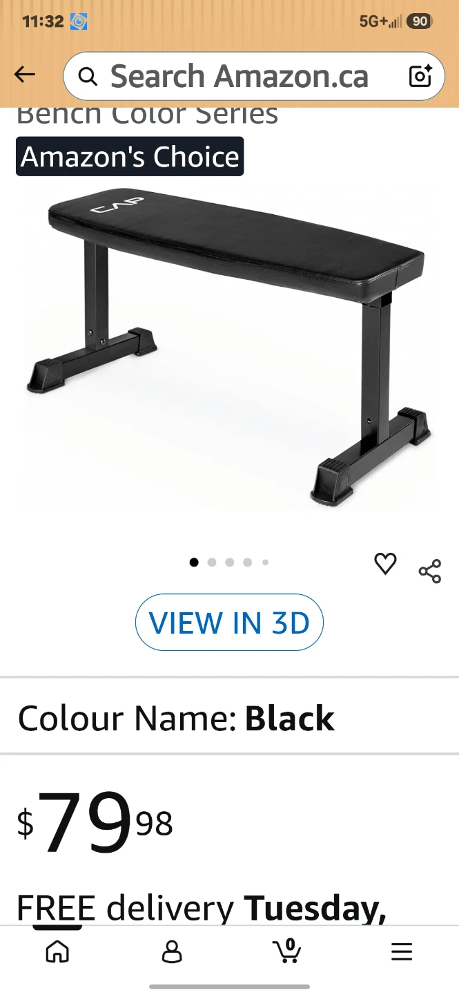 Cap Barbell Flat Weight Bench - photo 2