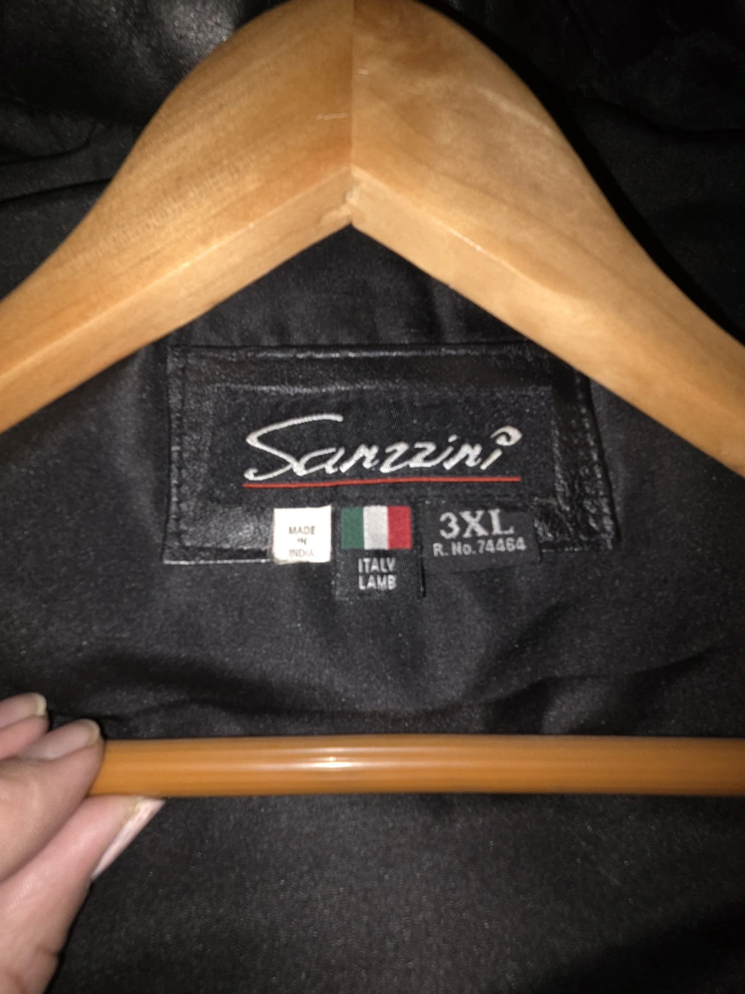 Sanzzini Lamb Leather Puffer Vest in a Men's 3XL - photo 3