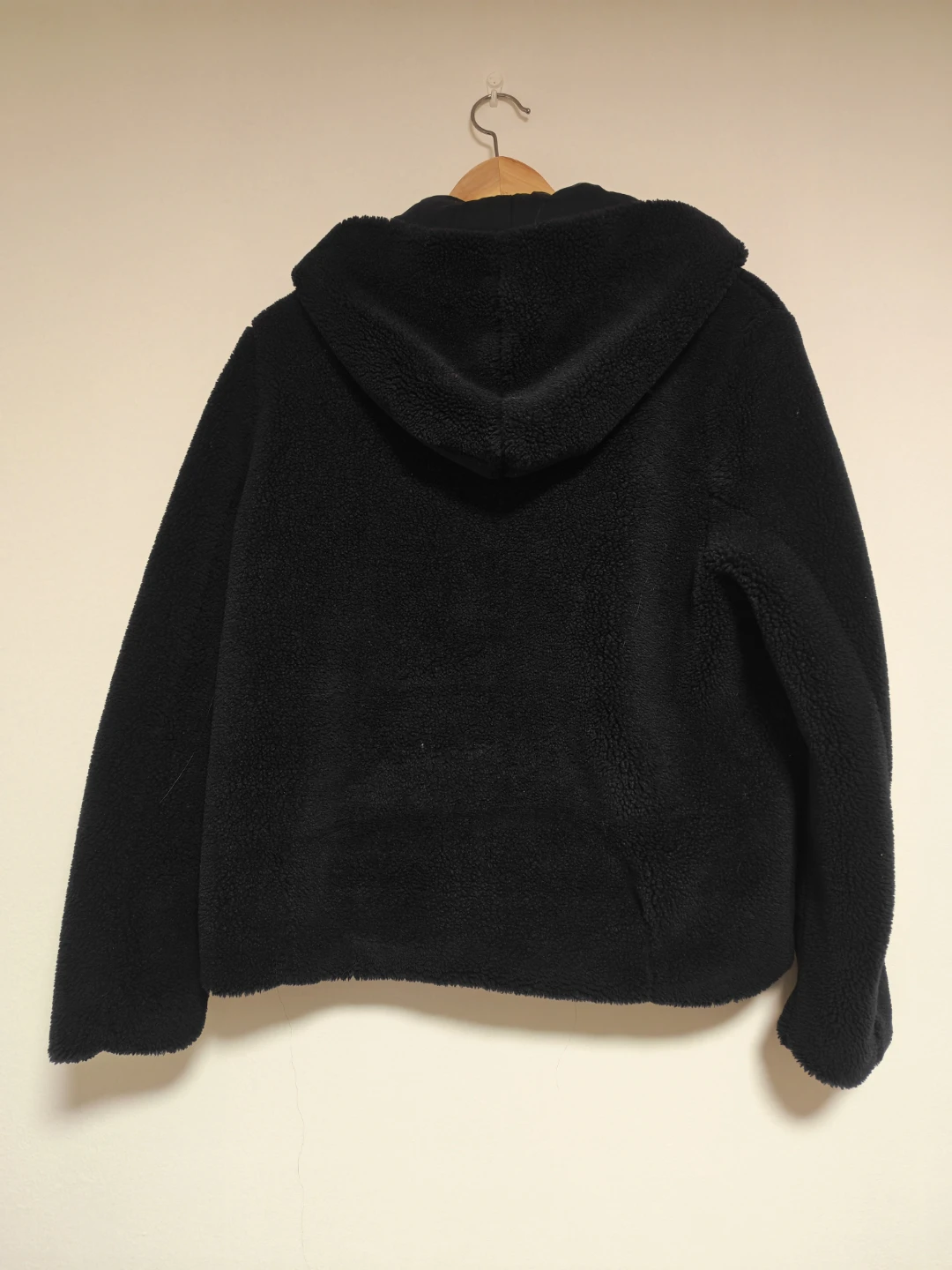 H&M L.O.G.G. Black Sherpa Hoodie Jacket - photo 2