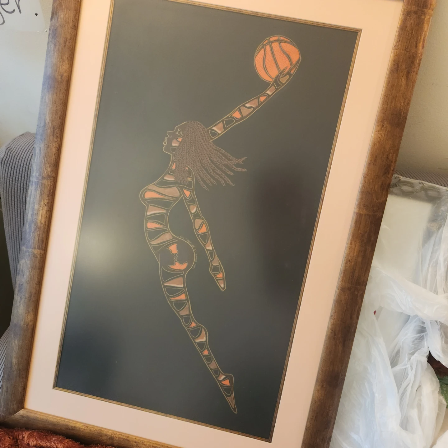 Donovan McClean - Lady Baller Framed Art Print