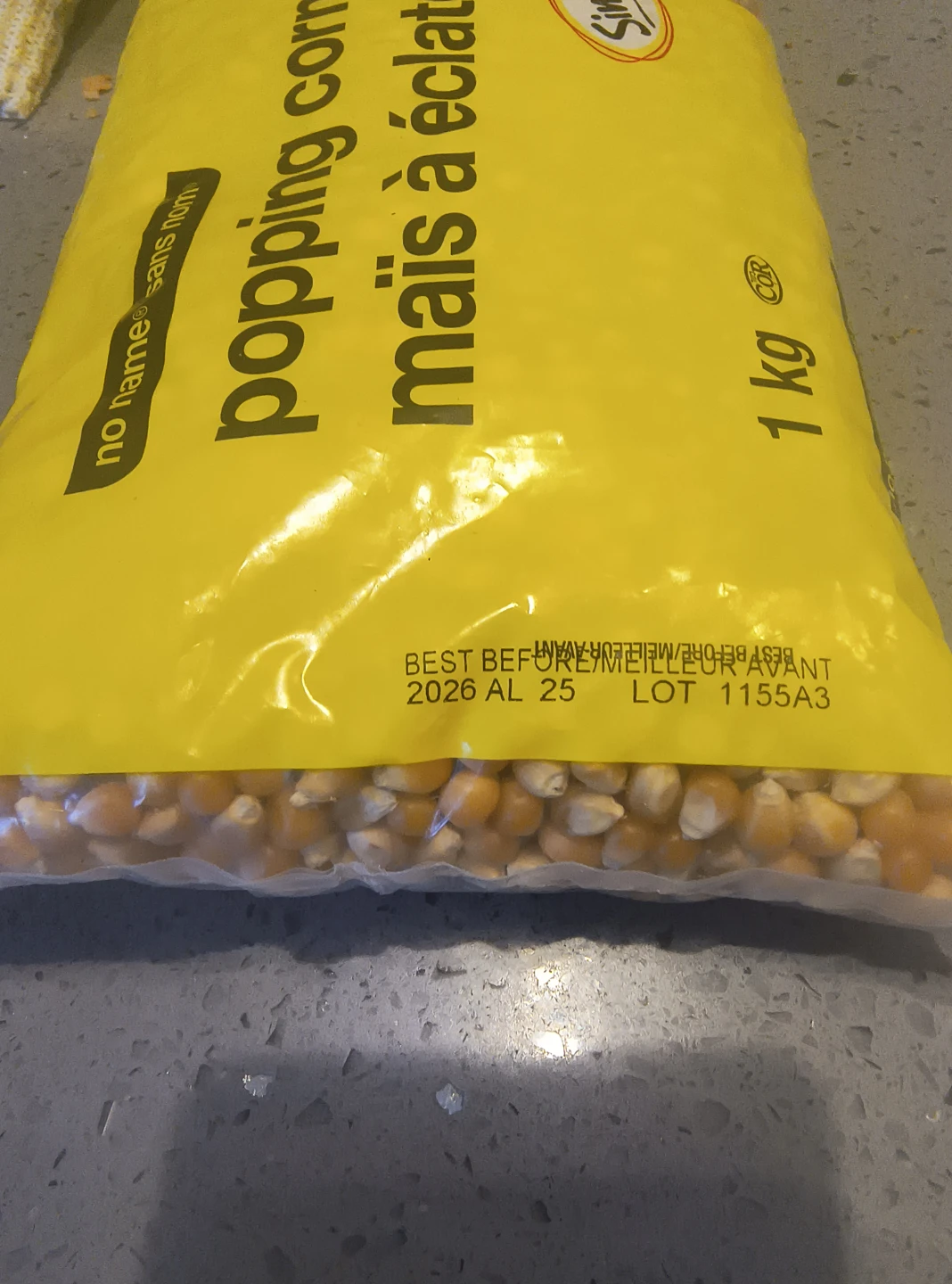 FREE: No Name Popping Corn 1kg - photo 2