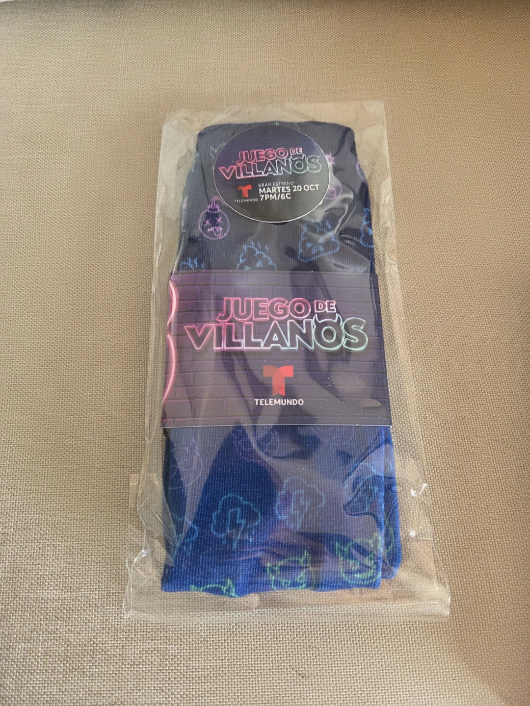 Telemundo Juego de Villanos Socks