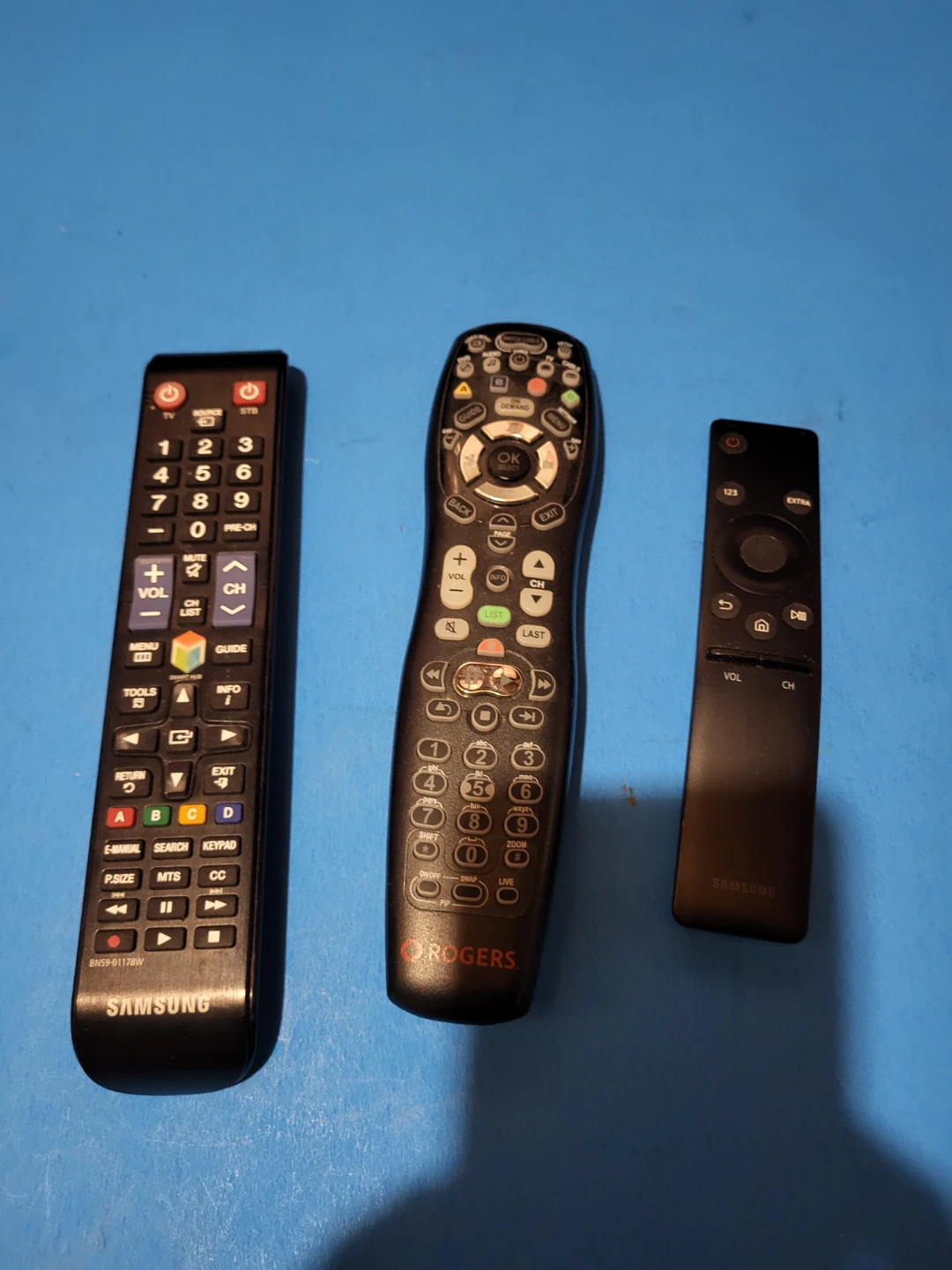 Set of 3 TV Remote Controls