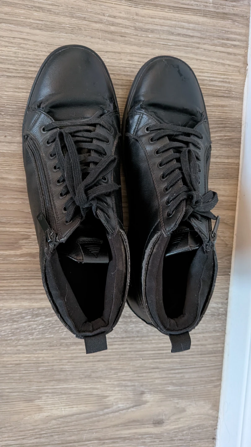 Aldo Black High-Top Sneakers
