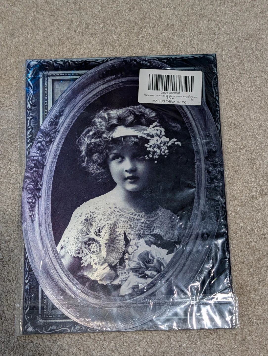 6-Pack 3D Gothic Horror Picture Frames