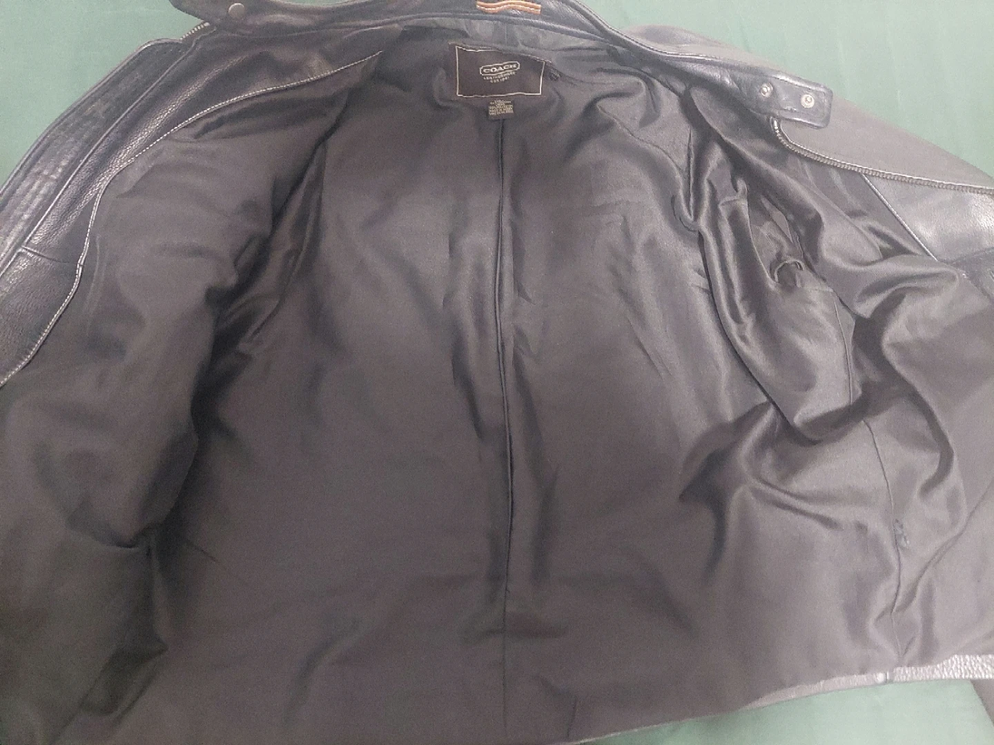 Coach Leather Jacket Black $140 FIRM – NO TRADES" - photo 2