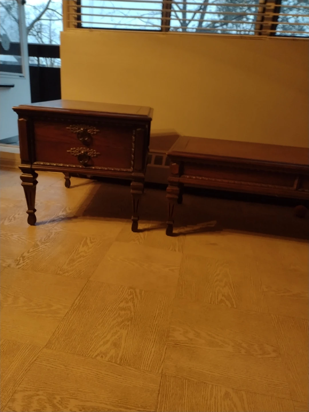 Long and short coffee table set