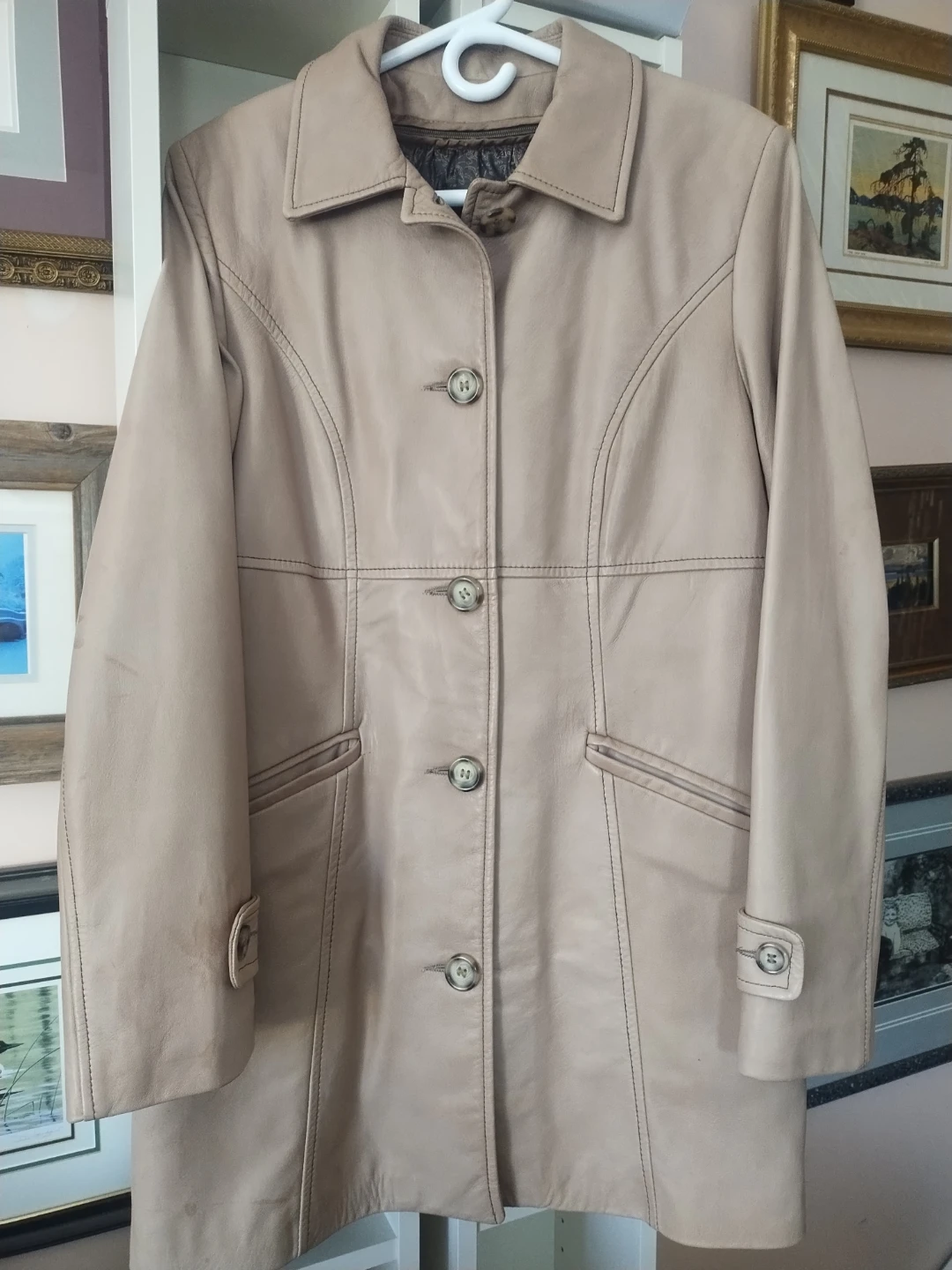 Danier Italian Leather Thinsulated coat - size S/M