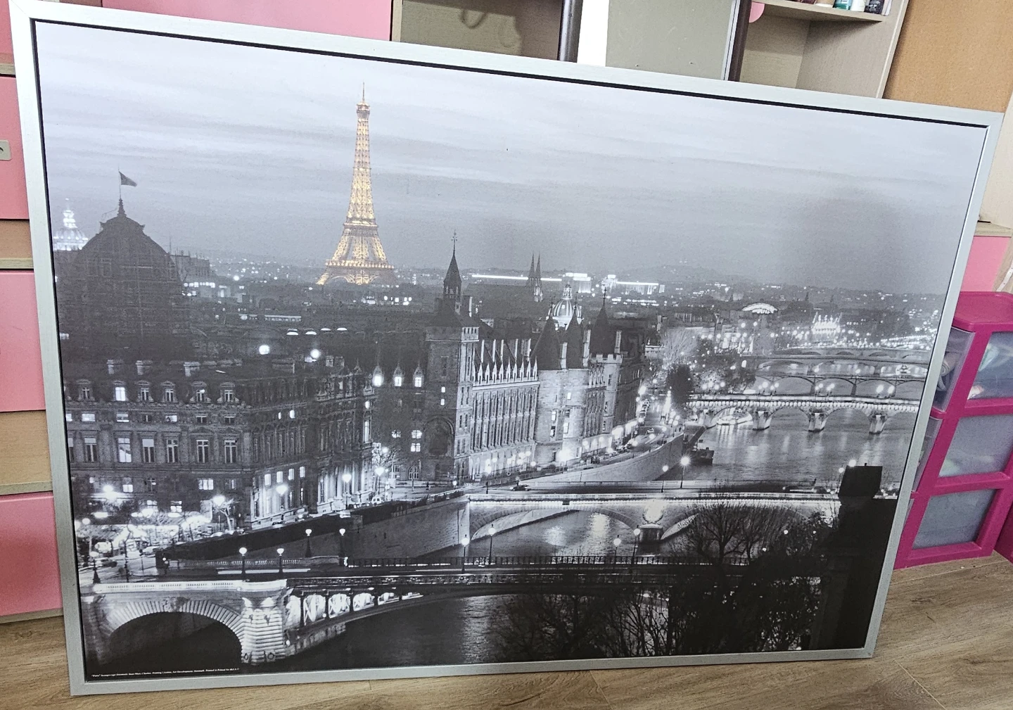 Large IKEA VILSHULT Framed Wall Artx