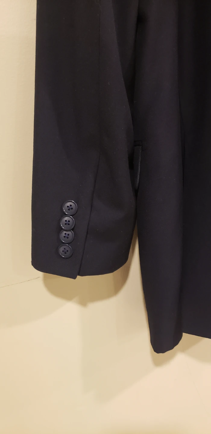 Arrow tailored 36/28 deep navy blue men's  Suit Set - photo 3