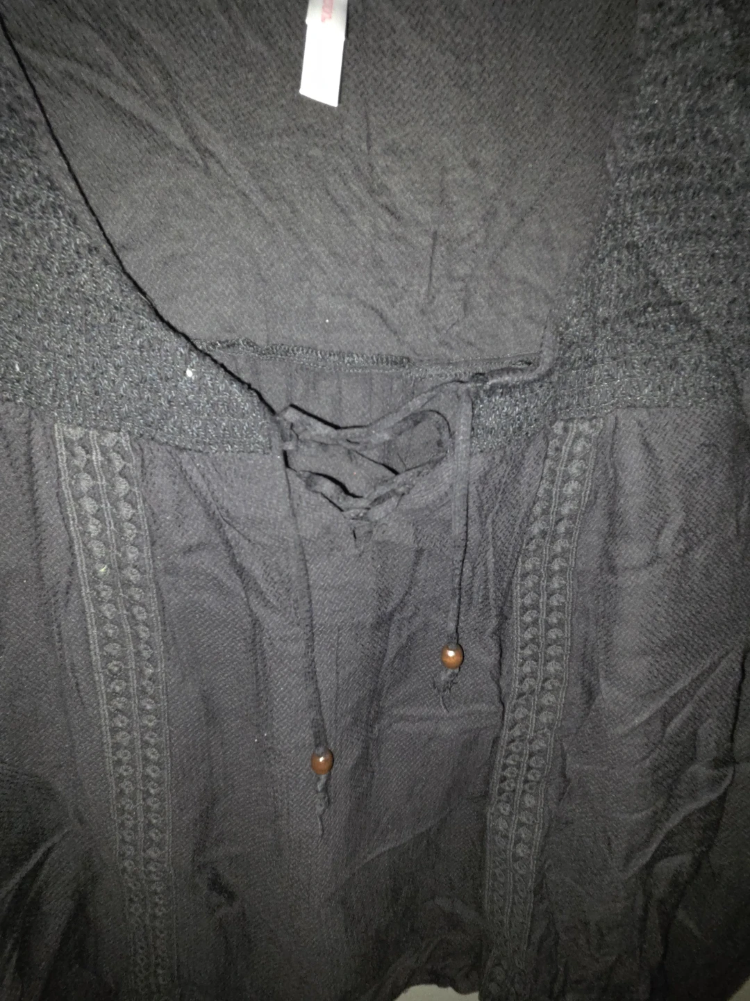 Xhilaration Black Long Sleeve Top - photo 5