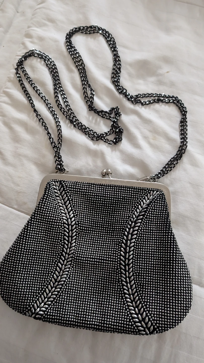 Vintage Black Studded Evening Bag - photo 4