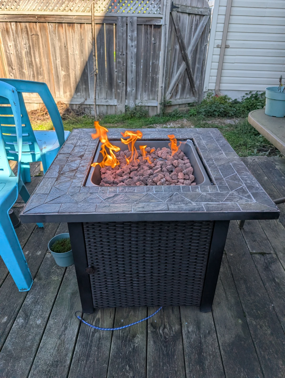 LP Gas Outdoor Fireplace - photo 2