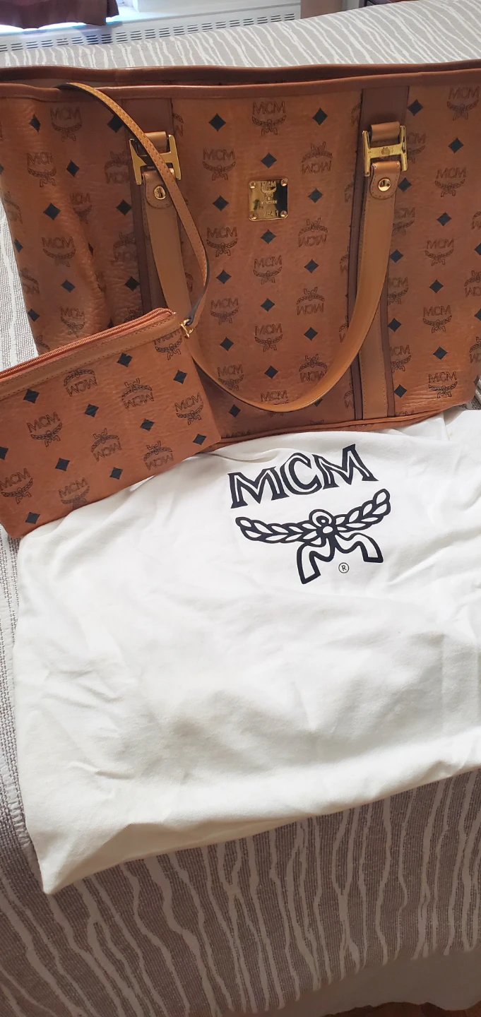 MCM  Tote Bag with Pouch