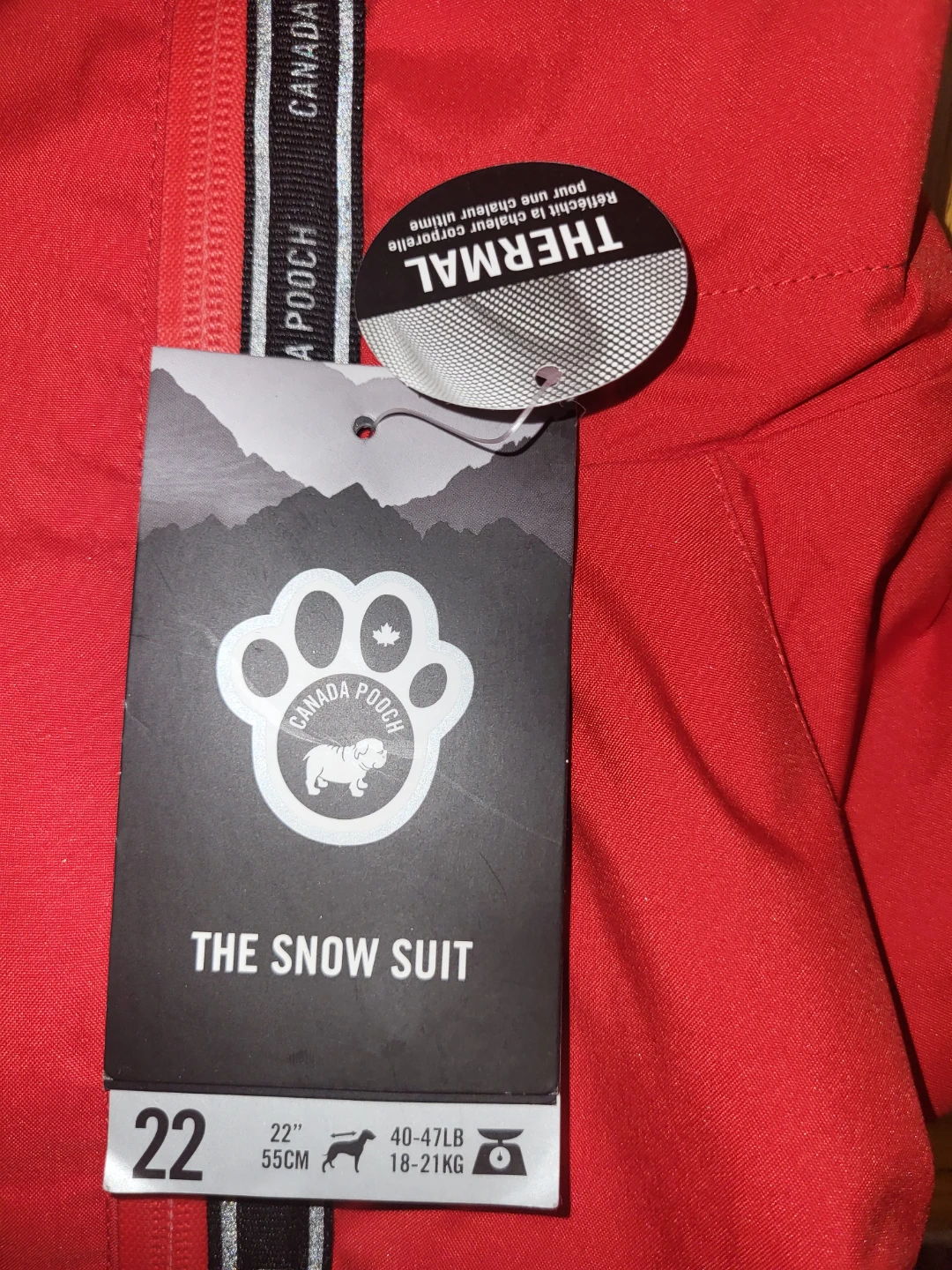 Canada Pooch Snow Suit Size 22 and Muttluks Boots Medium - photo 2