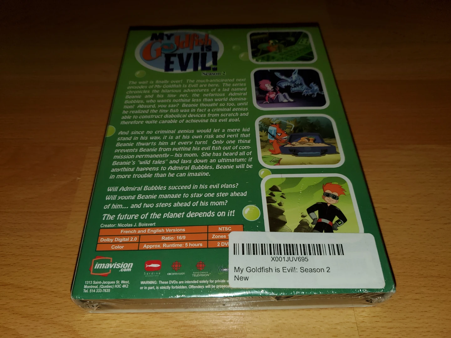 Sealed - My Goldfish is Evil! Season 2 DVD - photo 2