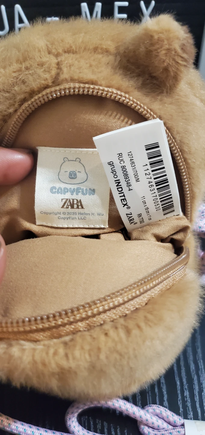 ZARA Capyfun Plush Mini Bag - photo 3