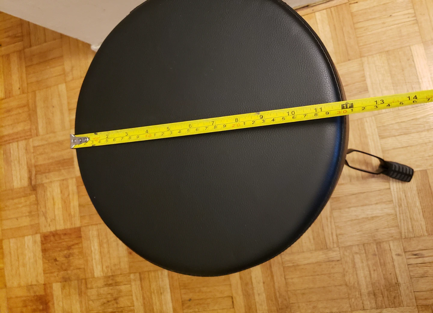 Black Drum Throne Stool - photo 3