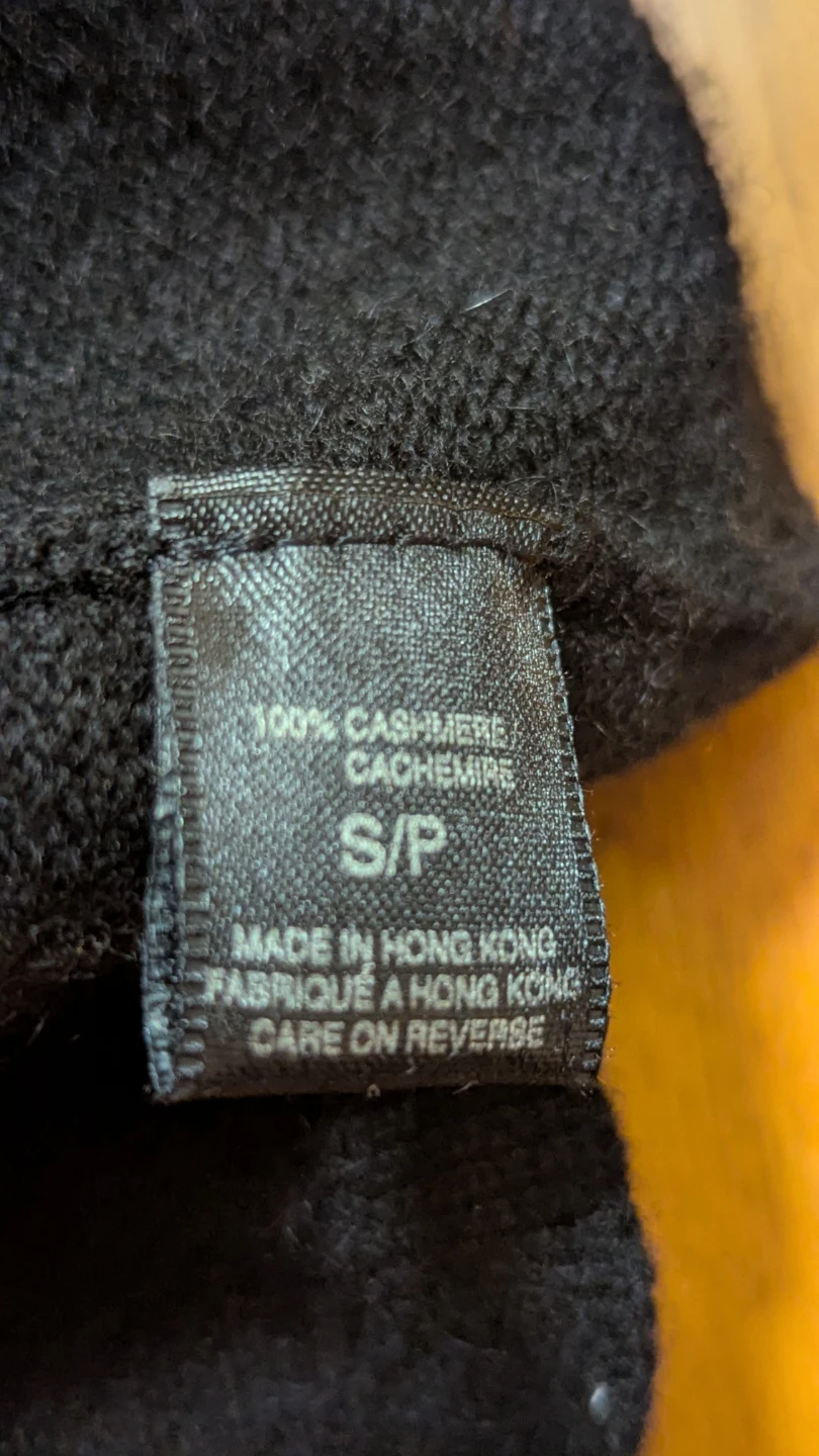 Elie Tahari Black 100% Cashmere Sweater Size S - photo 3