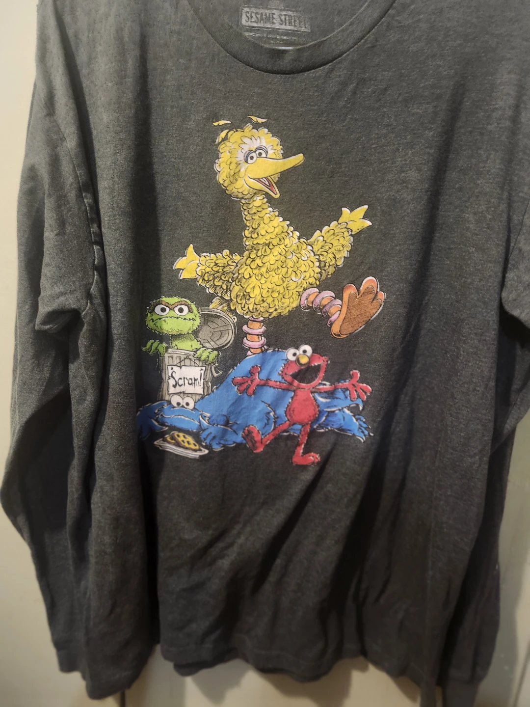 Vintage Sesame Street Long Sleeve Shirt XL - photo 2