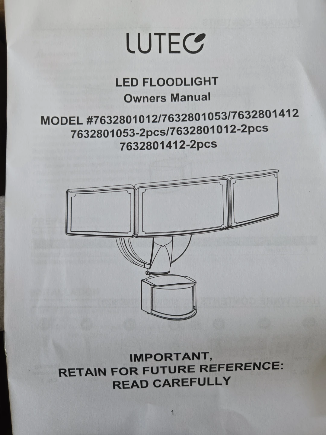 LUTEC LED Motion Sensor Floodlight - photo 2