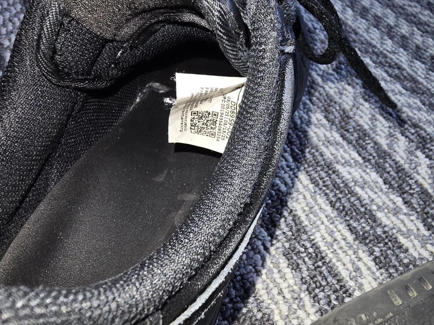 Nike Air Force 1 Black Sneakers - photo 2