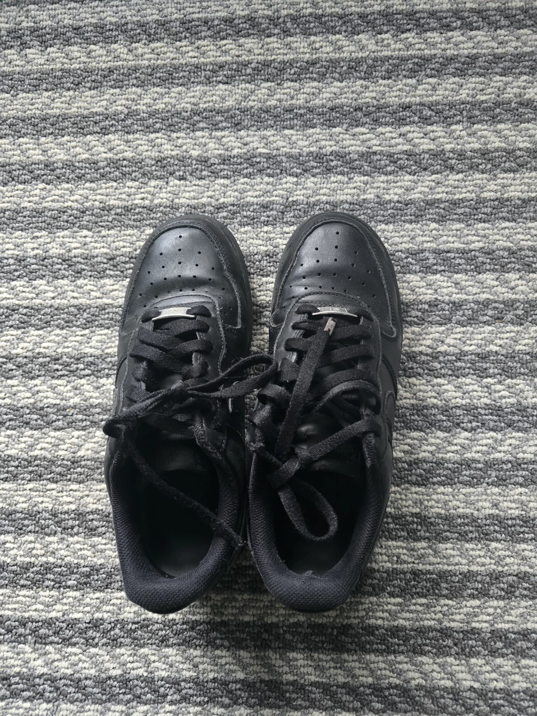 Nike Air Force 1 Black Sneakers - photo 3