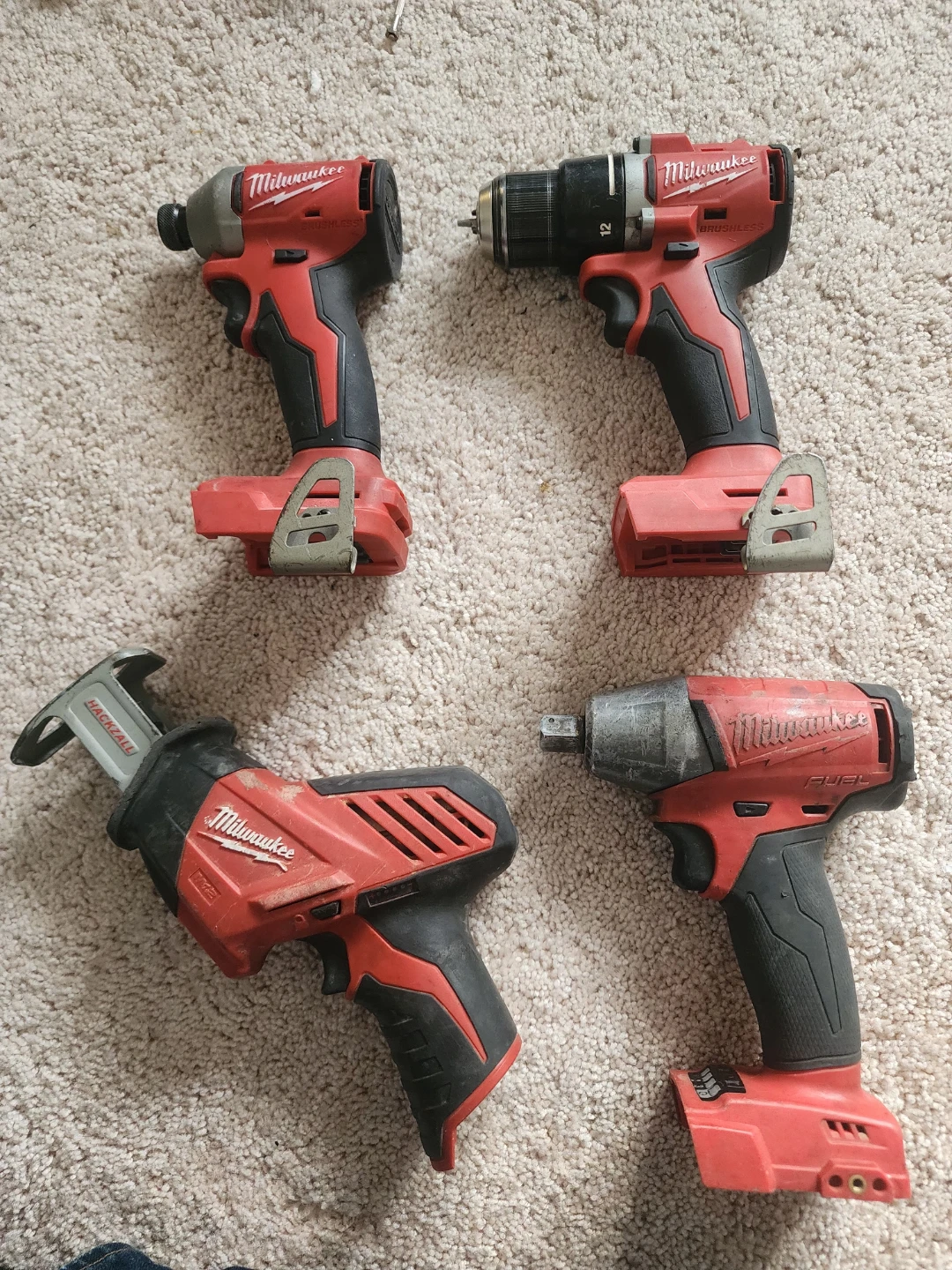 Milwaukee Power Tool 4-Piece Set