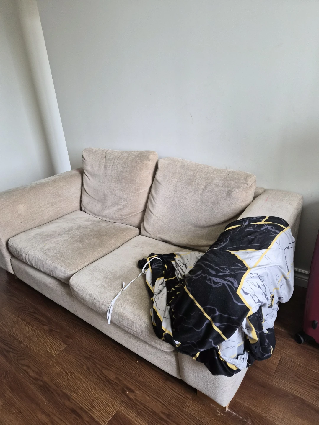 Beige Two-Seater Sofa - photo 4