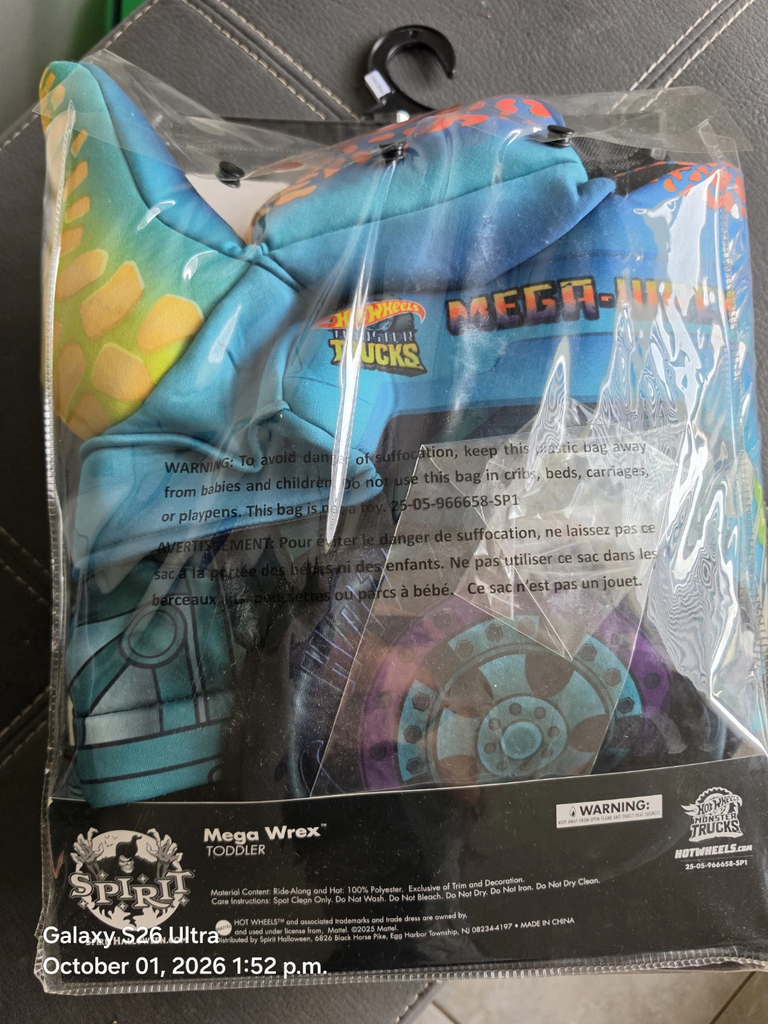 Hot Wheels Mega Wrex Toddler Costume - photo 2