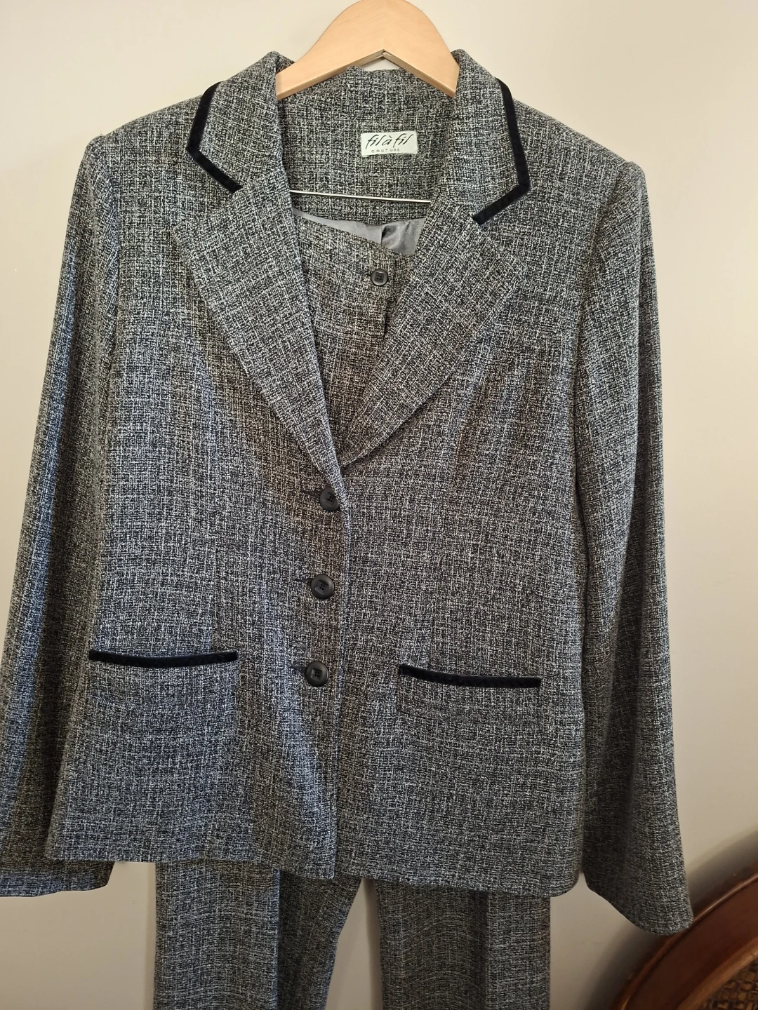6 pc. Fil à Fil Couture Suit, Simons 3 More Tops