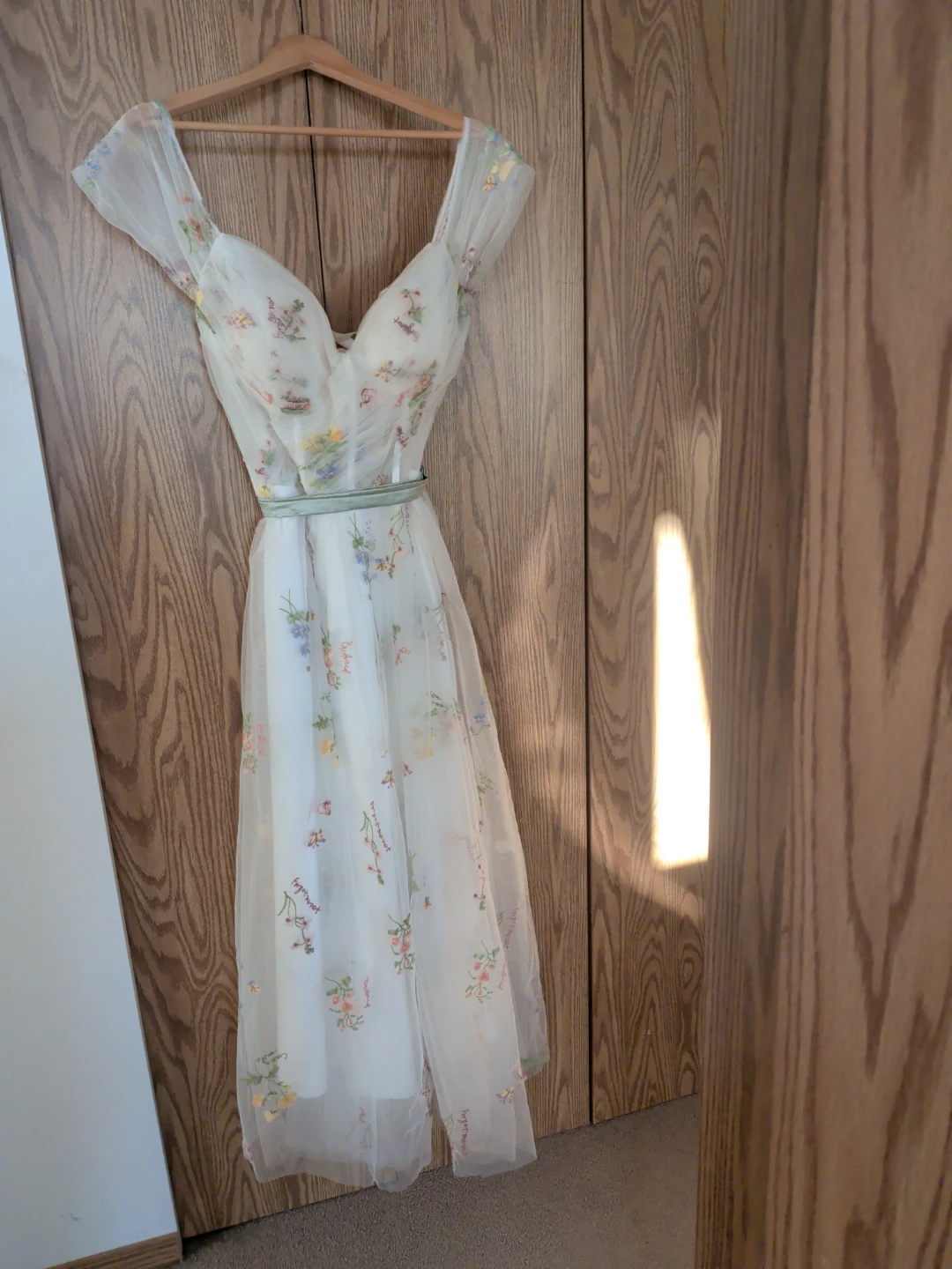 Gorgeous nature inspired gown
