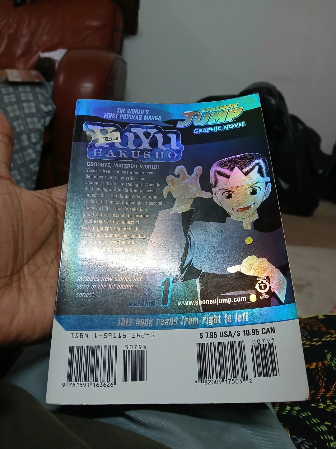 YuYu Hakusho Volume 1 Limited Edition Graphic Novel - photo 4