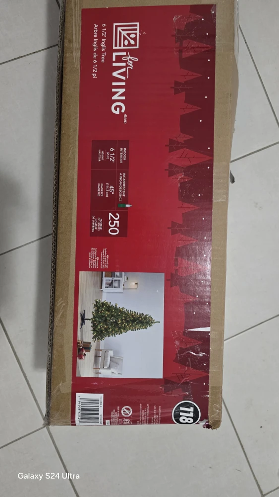 For Living 6.5 ft Pre-Lit Artificial Christmas Tree - photo 4