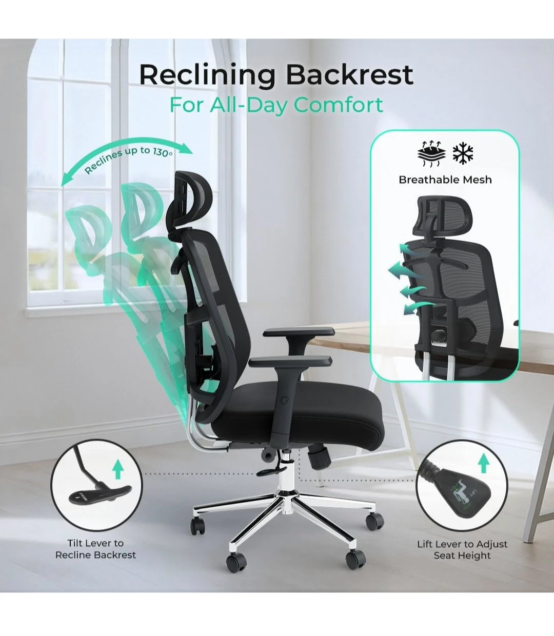 MotionGrey Ergonomic Office Chair - photo 5