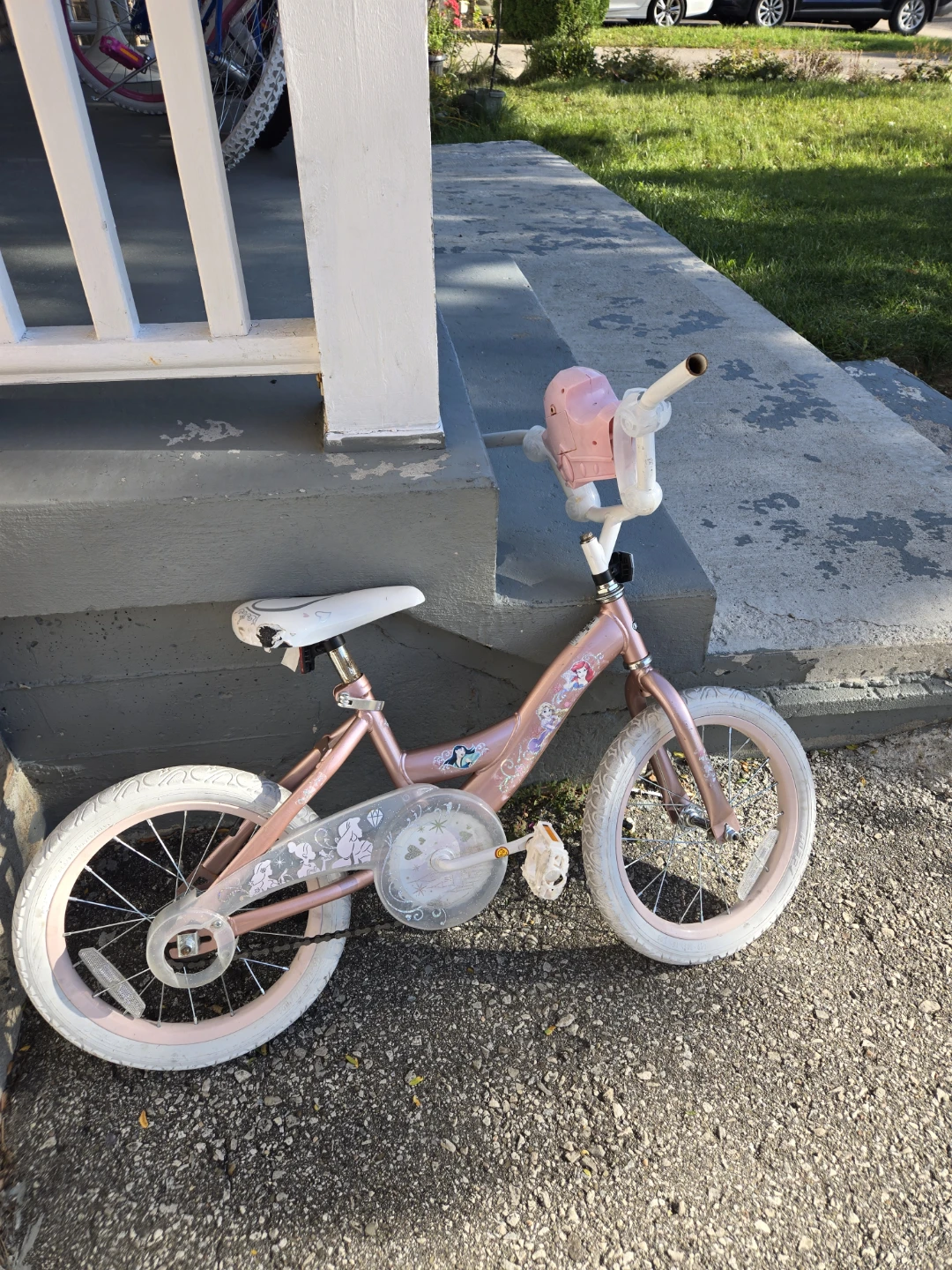 Disney Princess Pink Kids Bicycle - photo 2