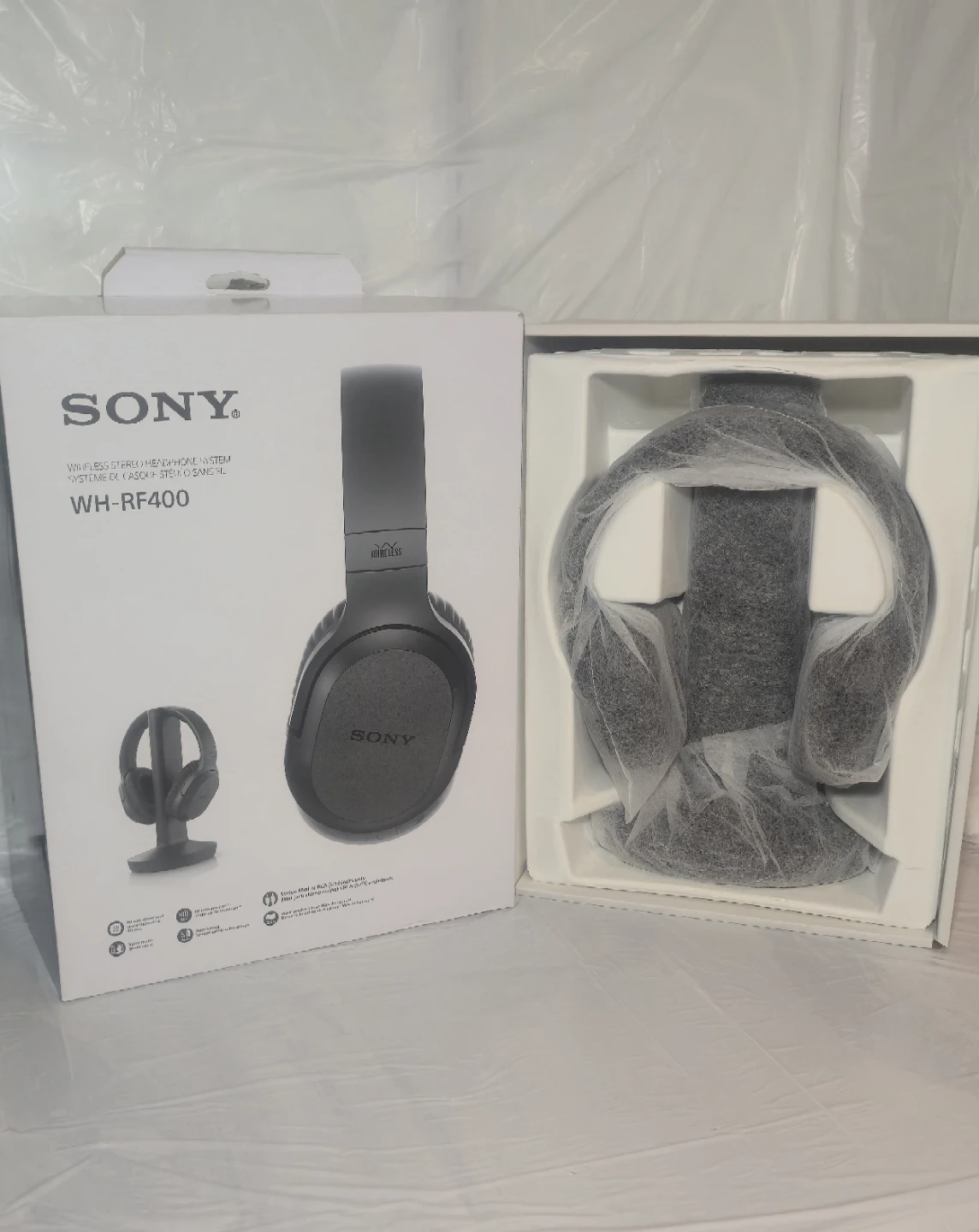 New Sony WH-RF400 Wireless Stereo Headphone System - photo 2