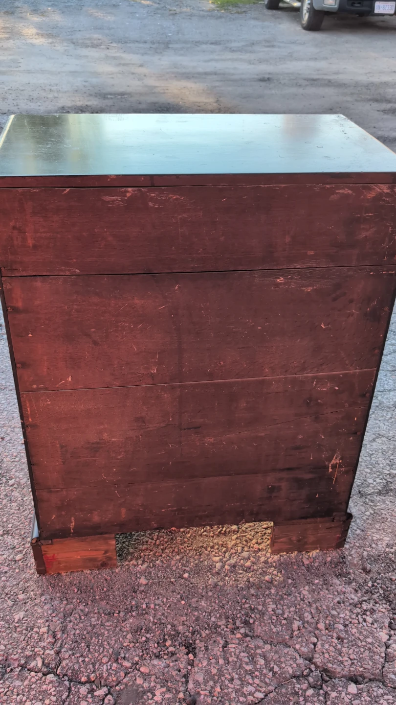 Dark Wood Four-Drawer Dresser - photo 4