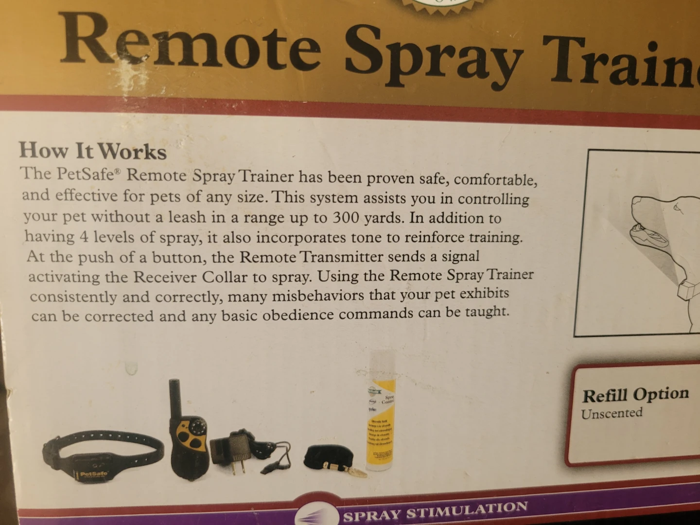 PetSafe Remote Spray Trainer for Dogs - photo 3