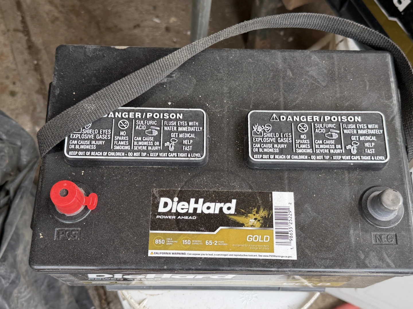 DieHard Gold 65-2 Automotive Battery - photo 2