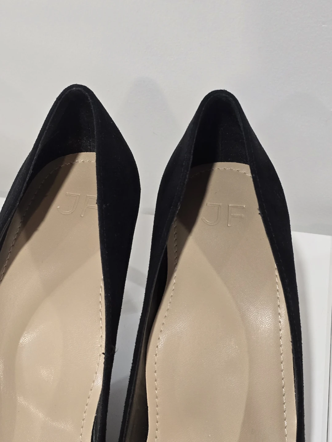 Just Fab, Black Suede Pointed Toe Pumps - photo 3